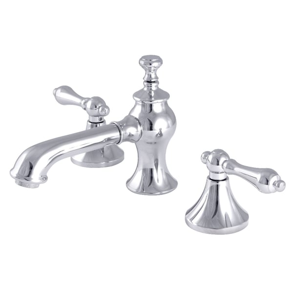 KC7061AL Vintage 8" Widespread Bathroom Faucet, Polished Chrome